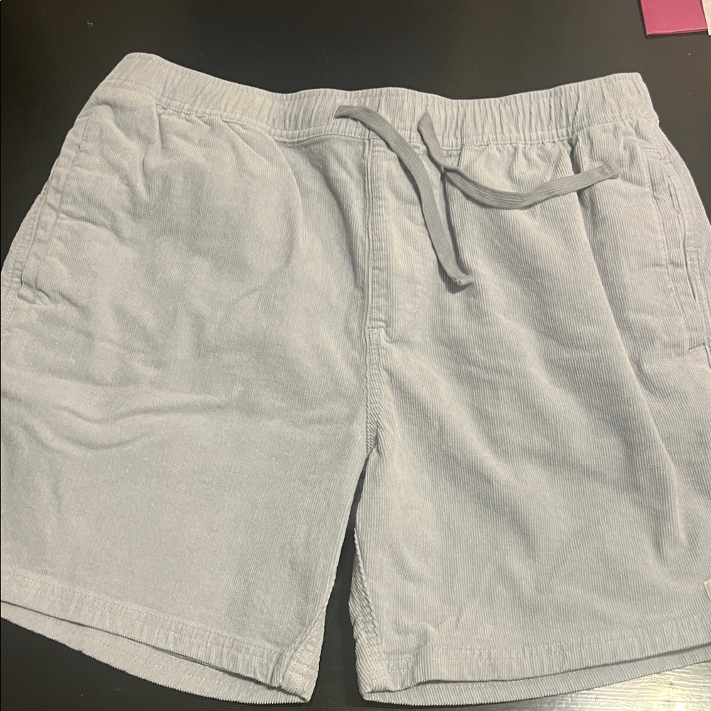 Katin Light Gray Corduroy Athletic Shorts